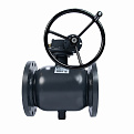 065N0361GR RJIP Premium Кран шаровой FF DN250 PN25 WG (фланцевый, с редуктором, С/П), Ридан
